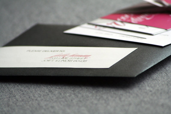 custom wedding invite