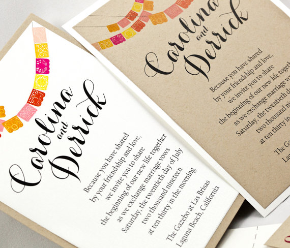 paper wedding invitations