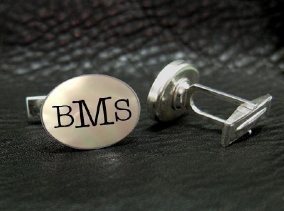 cufflinks with monogram