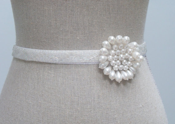 handmade wedding sash