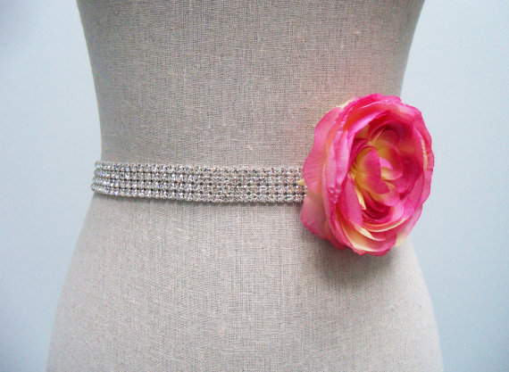 handmade wedding dress sash