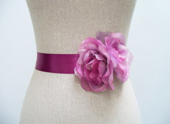 handmade wedding dress sash