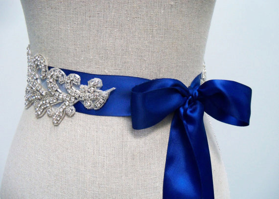 handmade wedding sash