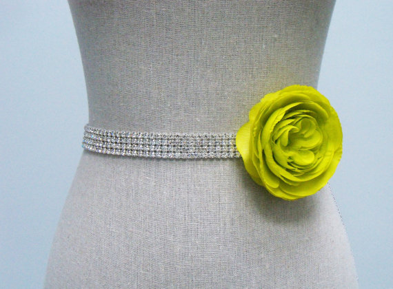 handmade wedding dress sash