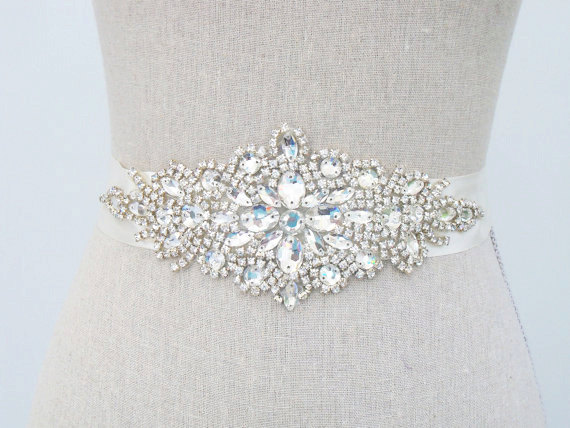 handmade wedding dress sash