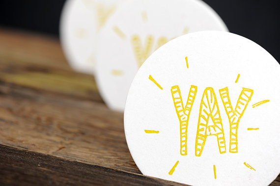 wedding coasters