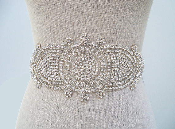 handmade wedding dress sash