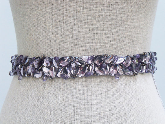 handmade wedding sash