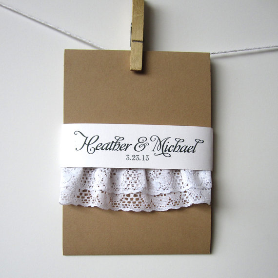 These lacy wedding invitations are a great place to start