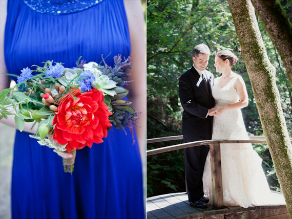 red wood forest wedding
