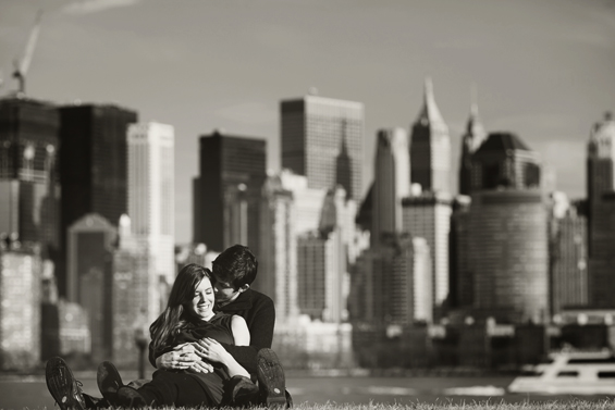 Liberty State Park Engagement Photographer