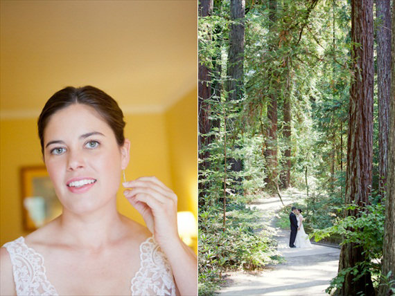 red wood forest wedding