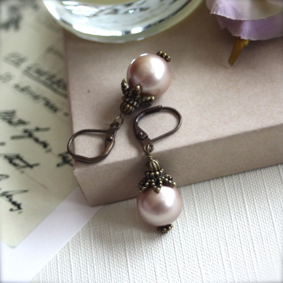 handmade earrings - wedding
