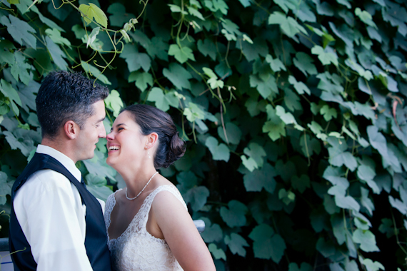red wood forest wedding