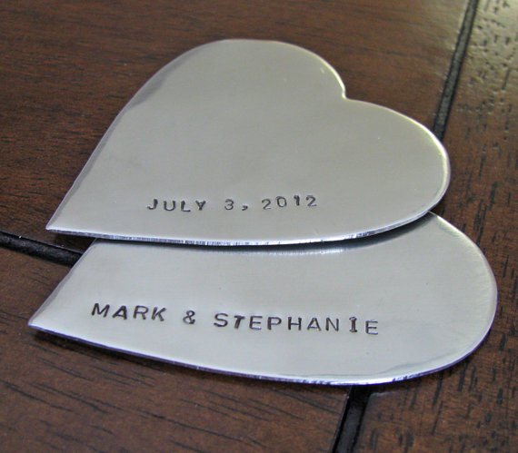 heart duo cake topper
