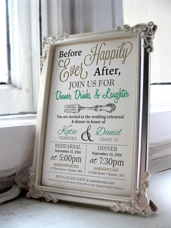 Should You Send Rehearsal Dinner Invitations?