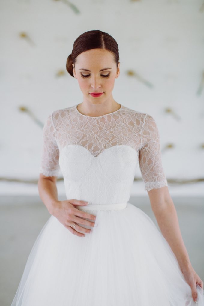 Ballet Inspired Wedding Dresses By Pas De Deux Bridal Emmaline Bride