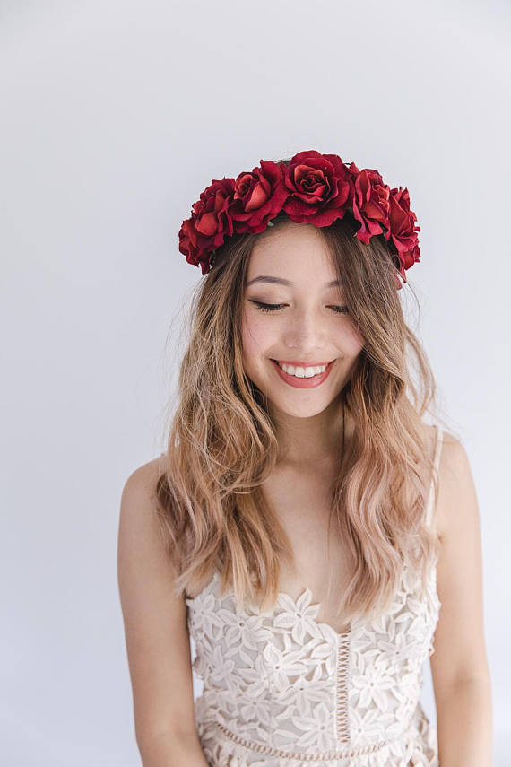 35 Beautiful Wedding Flower Crowns Emmaline Bride®