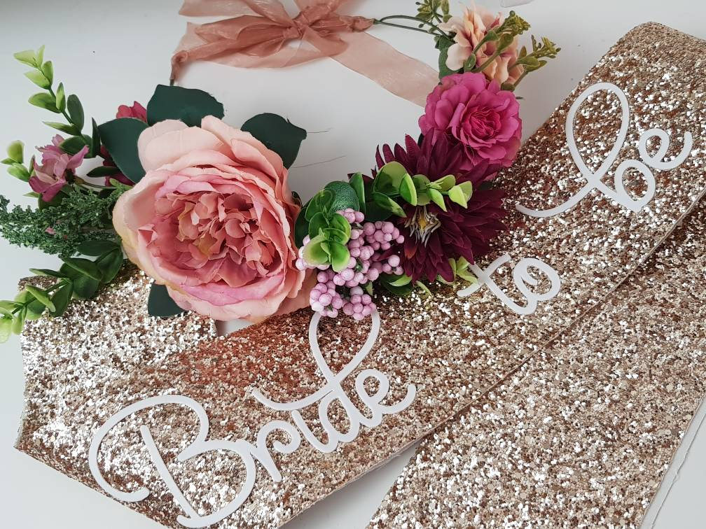 31 Unique (+ Fun!) Bride to Be Sash Ideas Bachelorette Emmaline Bride