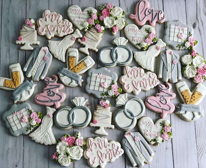 Aw Sugar Best Cookies For Wedding Favors Emmaline Bride