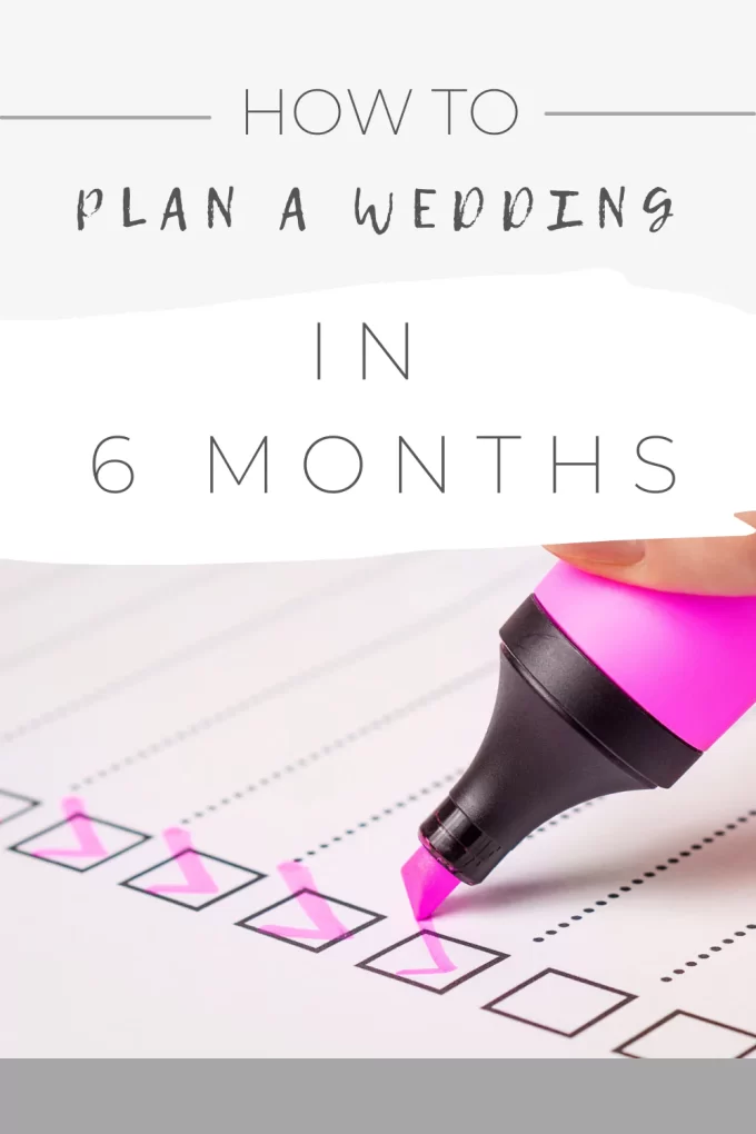 Month Wedding Checklist How To Plan Step By Step In