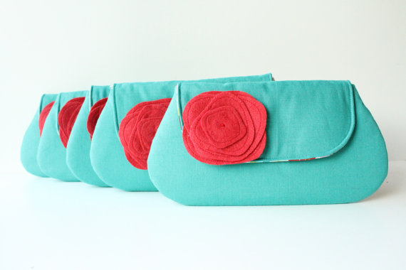 bridesmaid clutch purses - by allisa jacobs