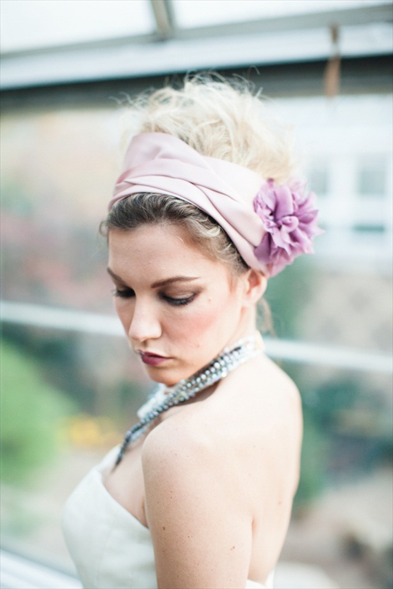 Purple Hair Wrap - The Ritzy Rose