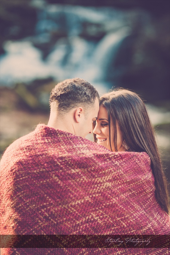 sonoma falls engagement photos - stripling photography