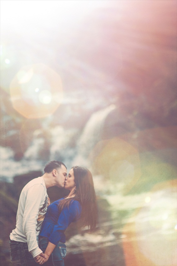 sonoma falls engagement photos - stripling photography