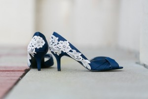 Blue Wedding Shoe (by Walkin on Air)