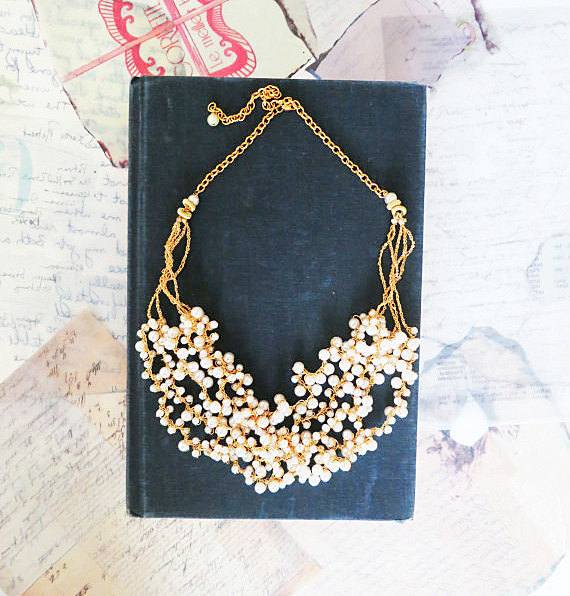 Chunky Pearl Necklaces for Your Wedding (by Sukran Kirtis)