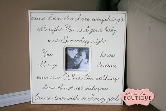 Custom Wedding Frame (by Prairie Lane Boutique via EmmalineBride.com) #handmade #wedding