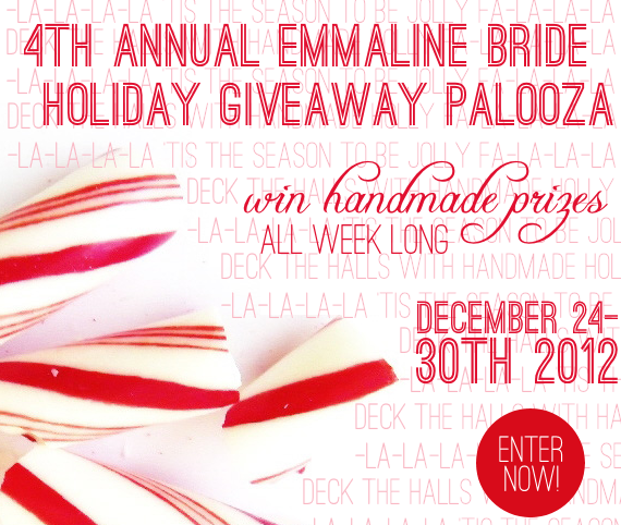 emmaline bride 4th annual holiday giveaway