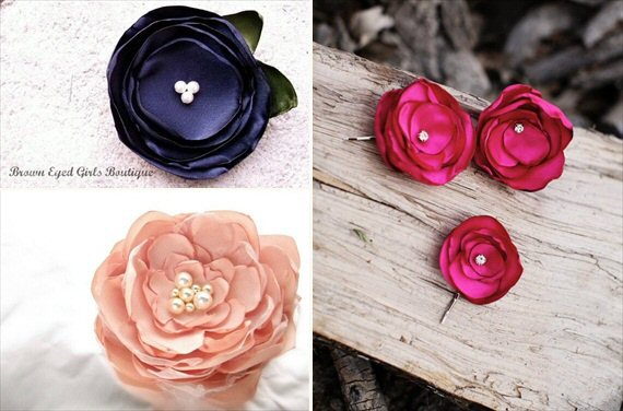 Handmade by Brown Eyed Girls Boutique (via EmmalineBride.com) #handmade #wedding