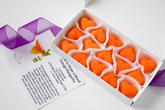 5 Foodie Wedding Favors: #5 Cocktail Sugar Cubes (by Dell Cove Spices via EmmalineBride.com) #favors #handmade #wedding #foodie