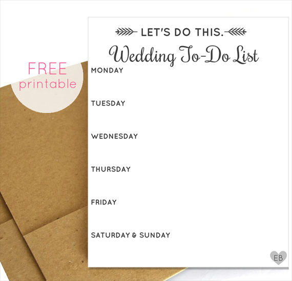 Wedding To Do List | Romantic Decoration