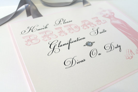 Getting Ready for Your Wedding Sign