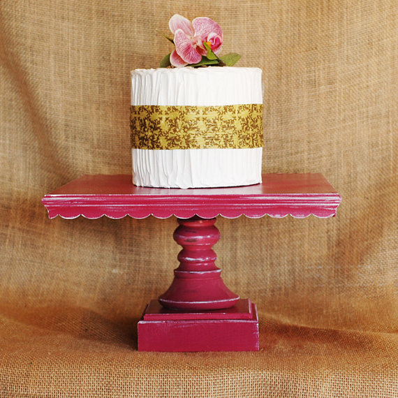 Handmade Wedding Cake Stands (by Roxy Heart Vintage via EmmalineBride.com) #handmade #wedding