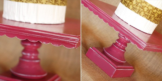 Handmade Wedding Cake Stands (by Roxy Heart Vintage via EmmalineBride.com) #handmade #wedding