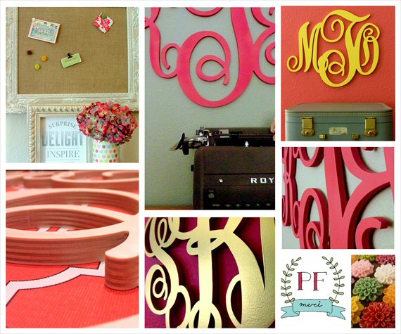 custom wedding monogram (by pinwheel fair)