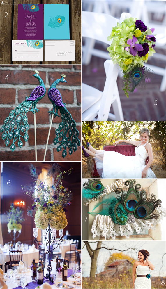 peacock wedding ideas