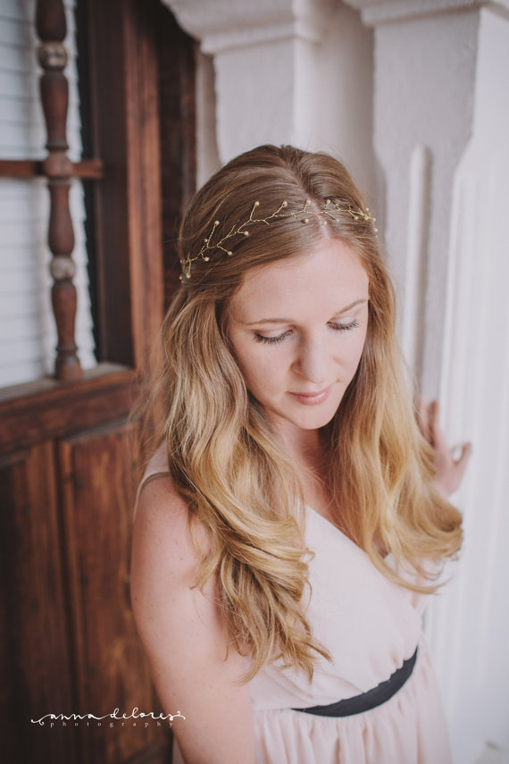 wedding hair crowns + hair wreaths | acute designs via emmalinebride.com