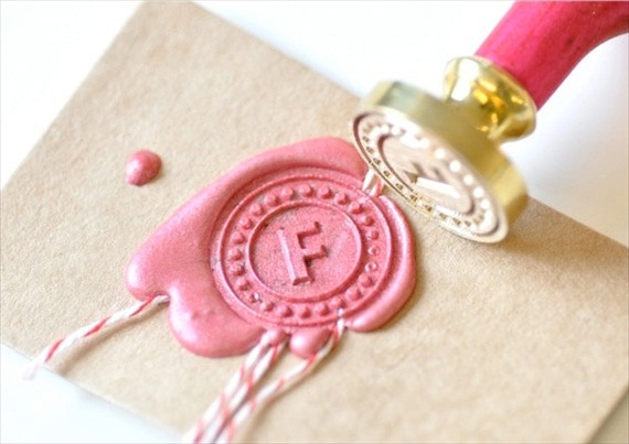How To Use Wax Letter Seals Emmaline Bride Wedding Blog