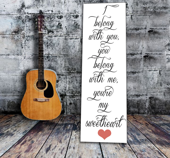 5 Wedding Canvas Ideas (canvas by Geezees via EmmalineBride.com) #handmade #wedding #gifts