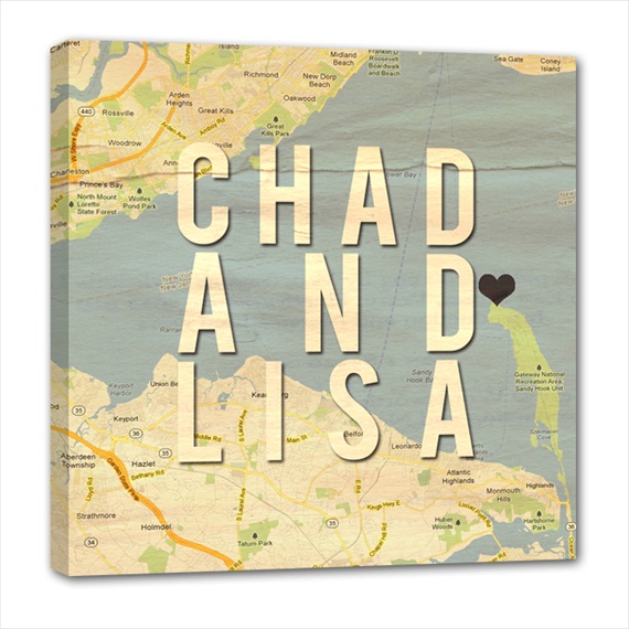 5 Wedding Canvas Ideas (canvas by Geezees via EmmalineBride.com) #handmade #wedding #gifts
