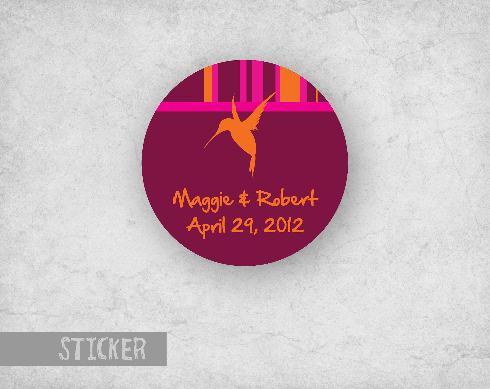 PIL-017 Sticker Label