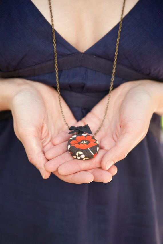 bridesmaid chalkboard locket necklace (by zelma rose)