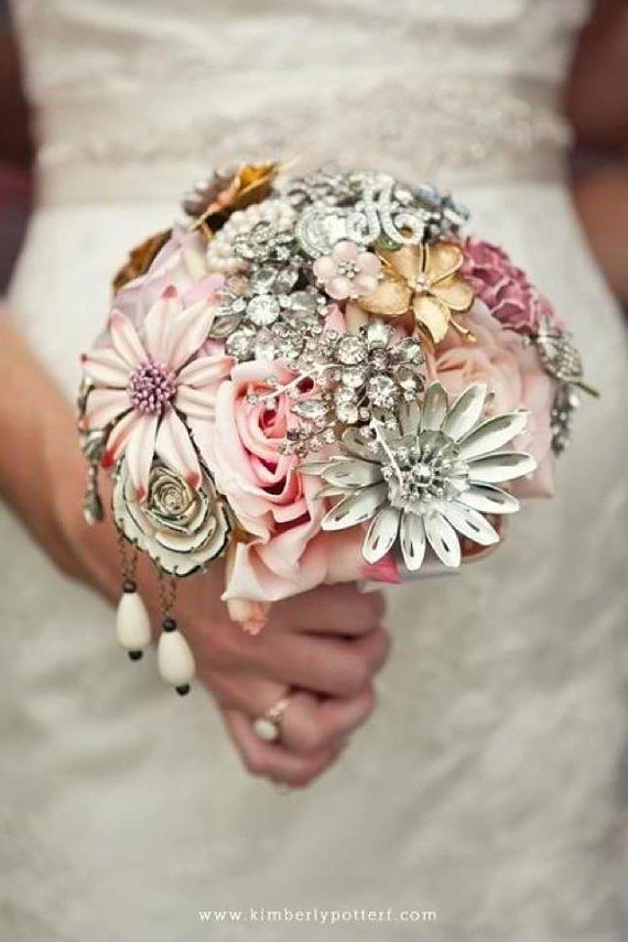 custom brooch bouquet (by ritzy rose)