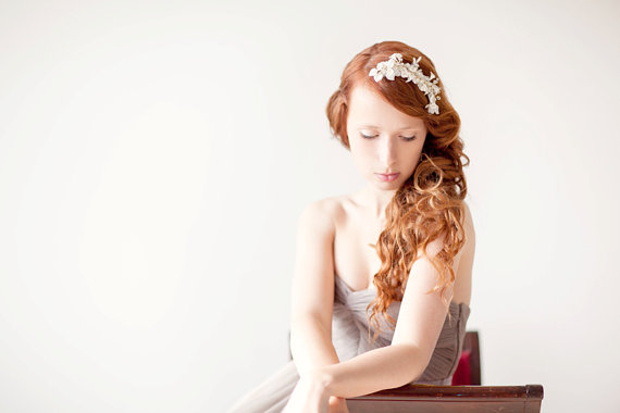 bridal hair piece