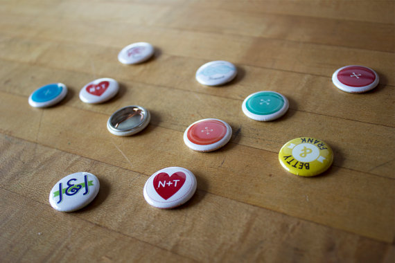 wedding buttons